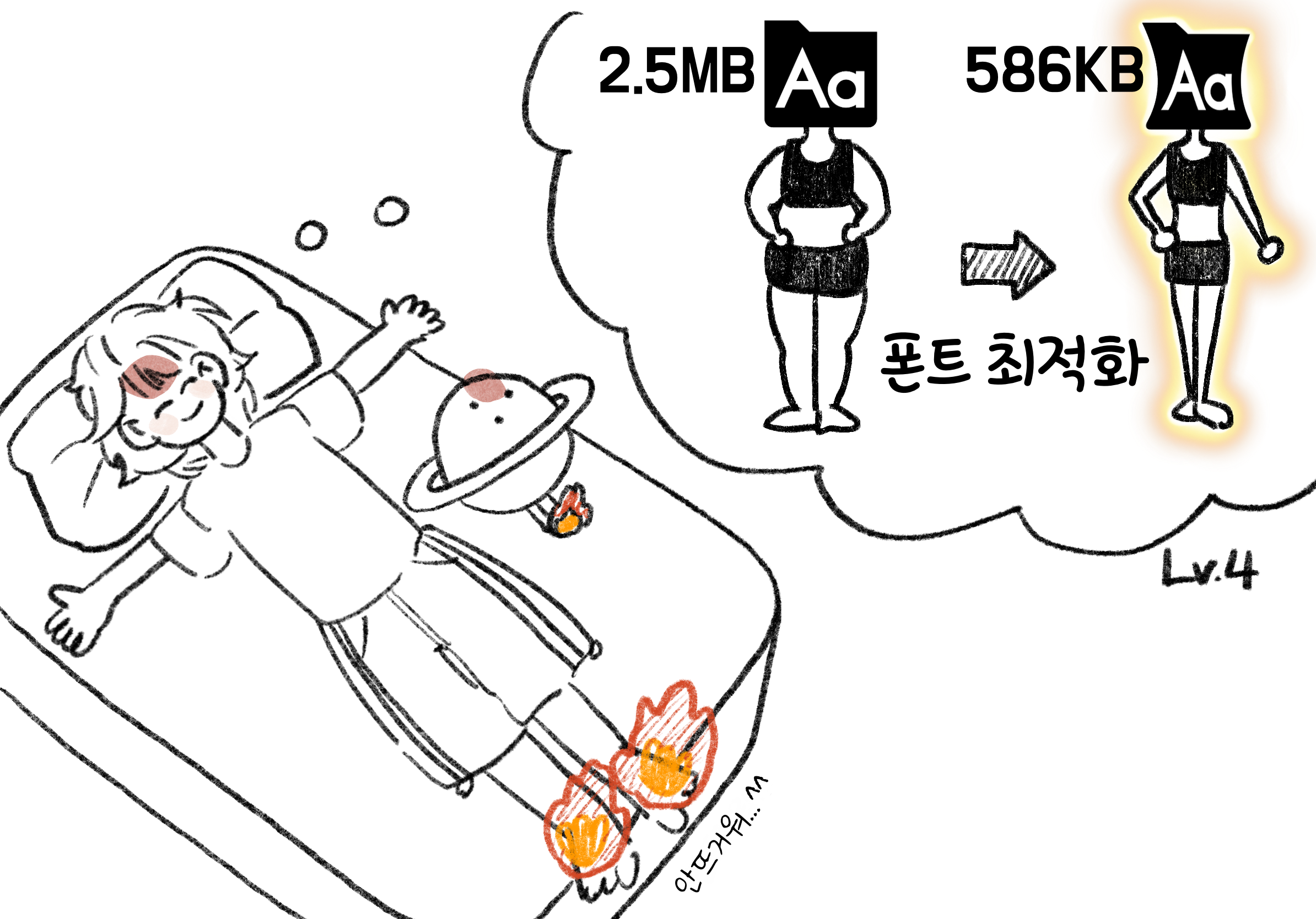 [우테코] Lv.4 / 성능 최적화 : 폰트 요청 크기 줄이기